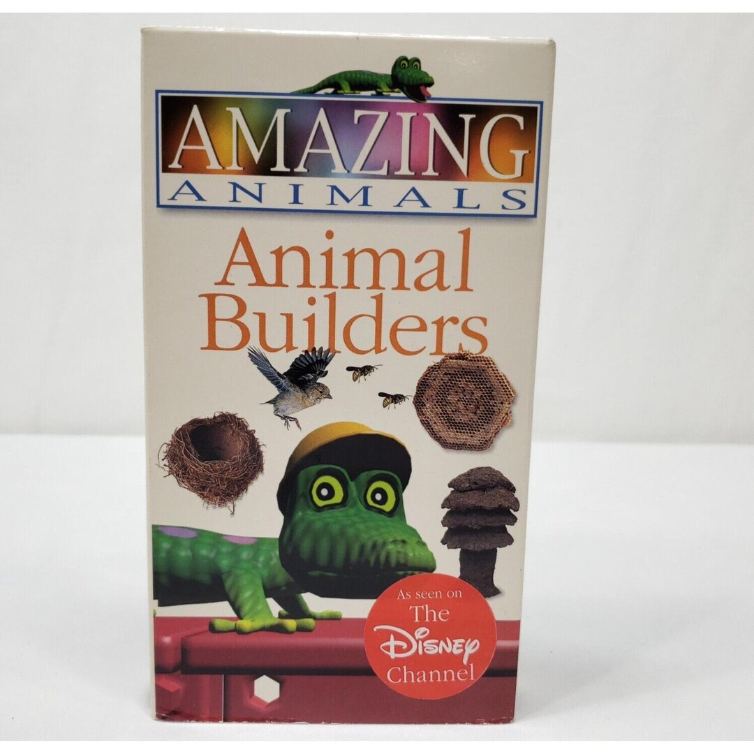 Henrys Amazing Animals Animal Builders VHS Disney Channel TV Show DK ...