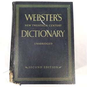 1959 Dictionary - Etsy