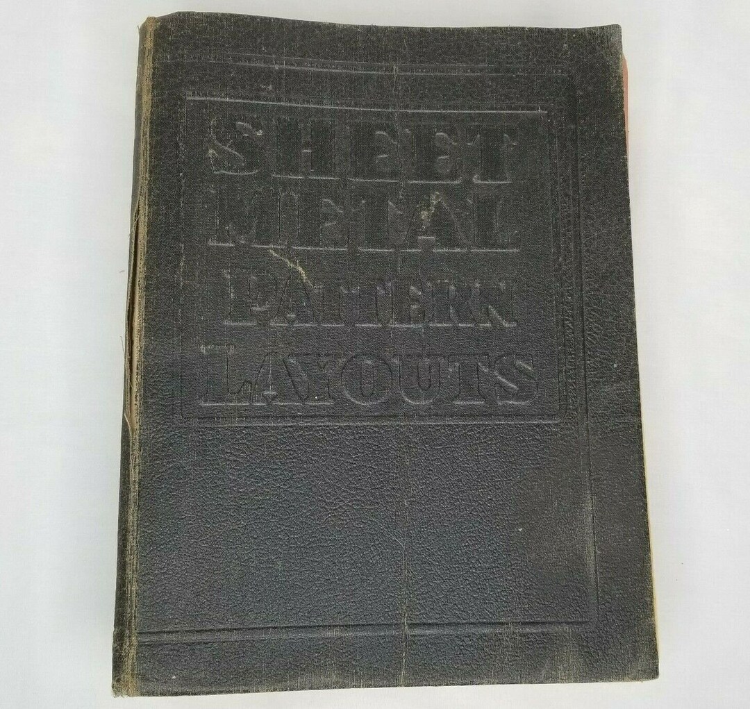 Sheet Metal Pattern Layouts 1953 Audel Complete Guide Helping Etsy