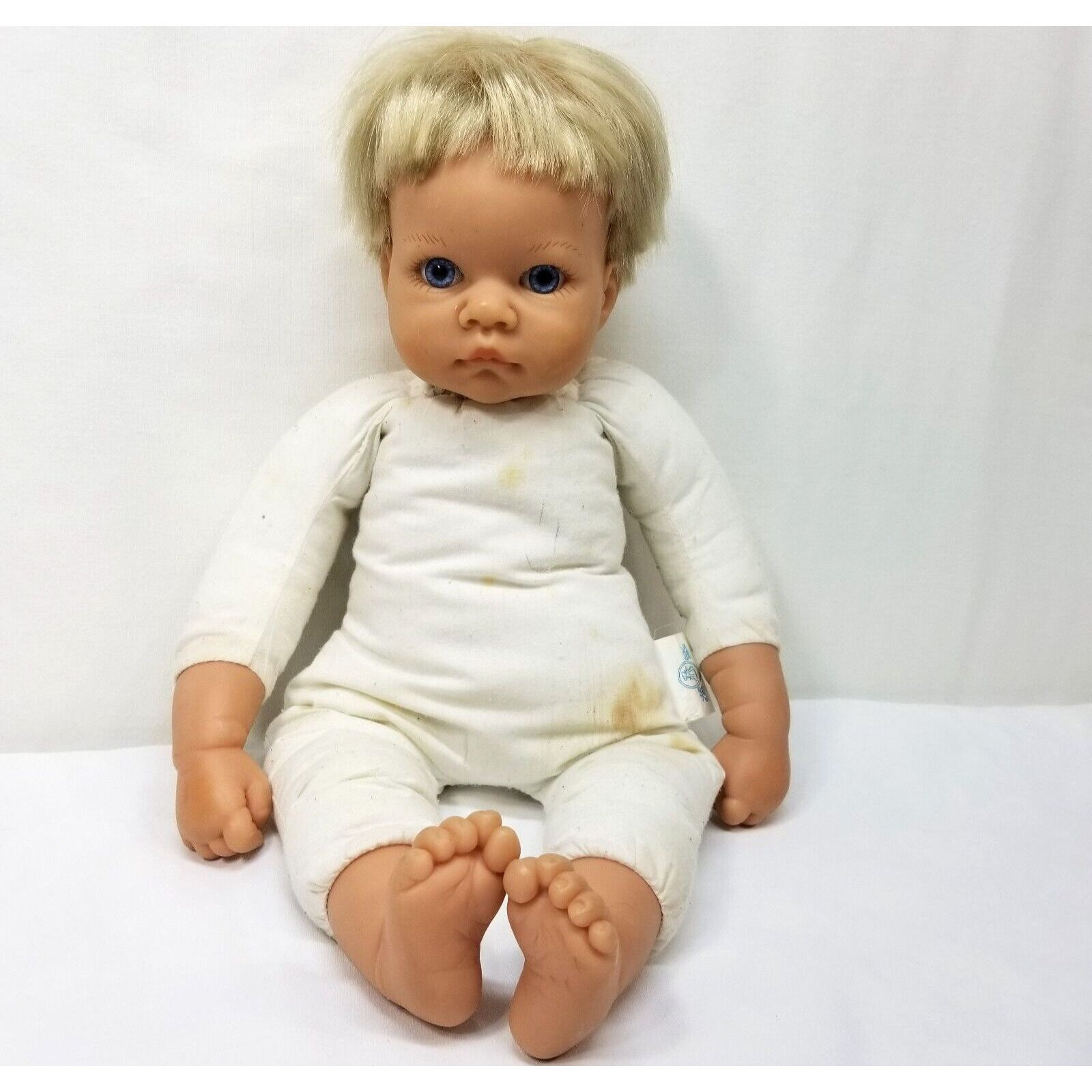 Lee Middleton Reva Original Baby Doll Blonde Boy 090798 Lee Middleton Reva Original Baby Doll Blonde Boy 090798