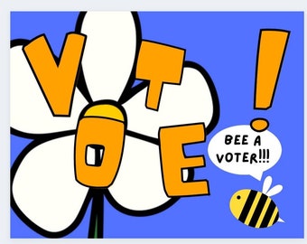 Postcards to voters bee a voter pack of 50