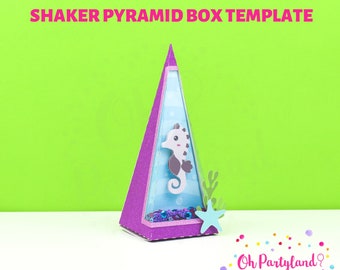 Pyramide Box Shaker SVG, Pyramide Shaker Box Vorlage, Shaker Box svg, Gunst Box svg, Shaker Pyramide Box Vorlage, Shaker Box Vorlage