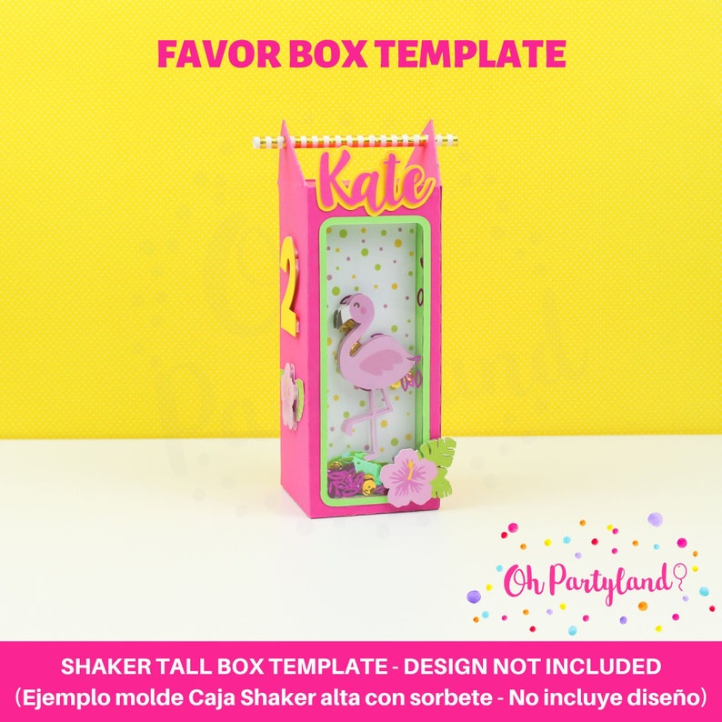 favor box template