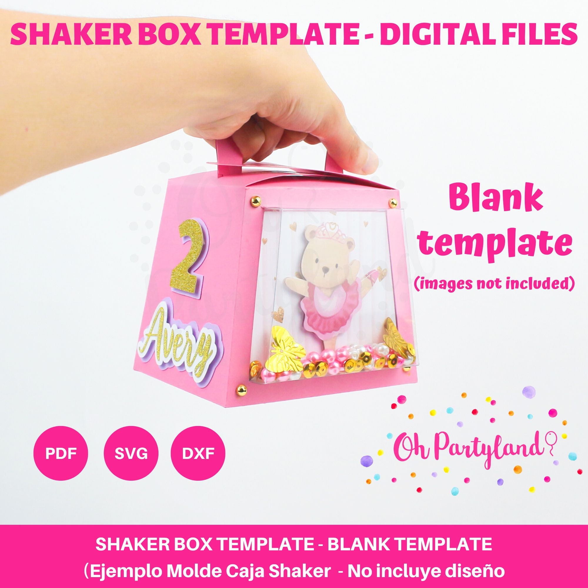 Shaker Gable Box Template: SVG File for Cricut, DXF and PDF Files ...