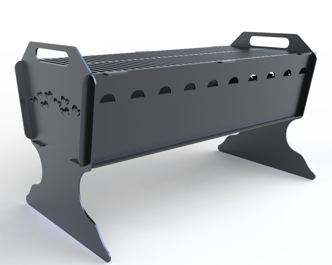 Collapsible Fire Pit DXF FileCut FileCNC Etsy