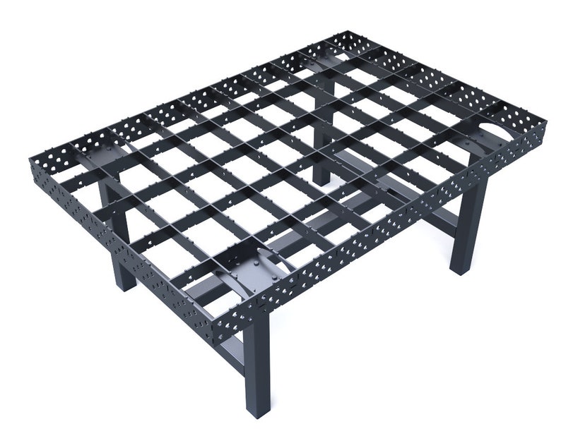 Plans Welding Bench Table Fixture Jig DXF File 1500mm x 1000mm Etsy
