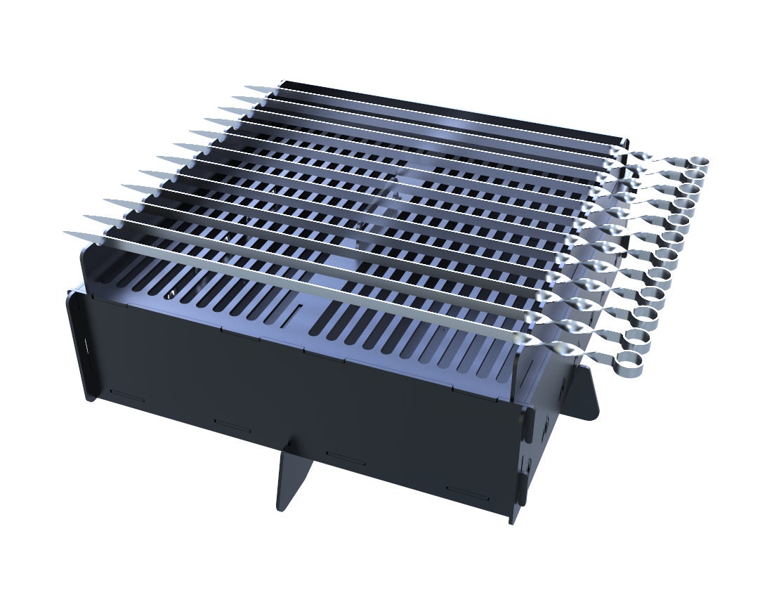 Grill Firepit Diy Dxf Files For Plasma Laser Water Cutting Etsy