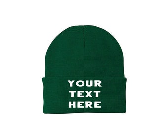 custom embroidered ski hats