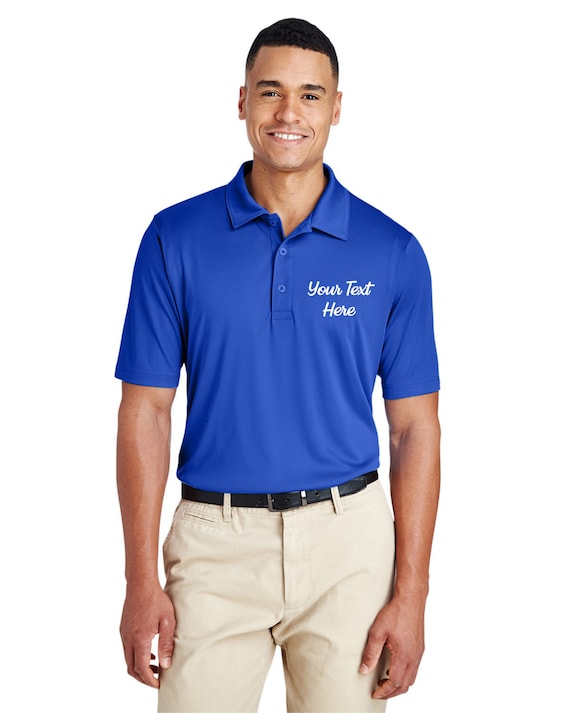 Performance polyester top polo shirts