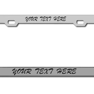 Tag Cover Holder Custom Personalized Hot Pink License Plate Frame HOBO Tag Blank Laser Engraving & Vinyl Pring Options