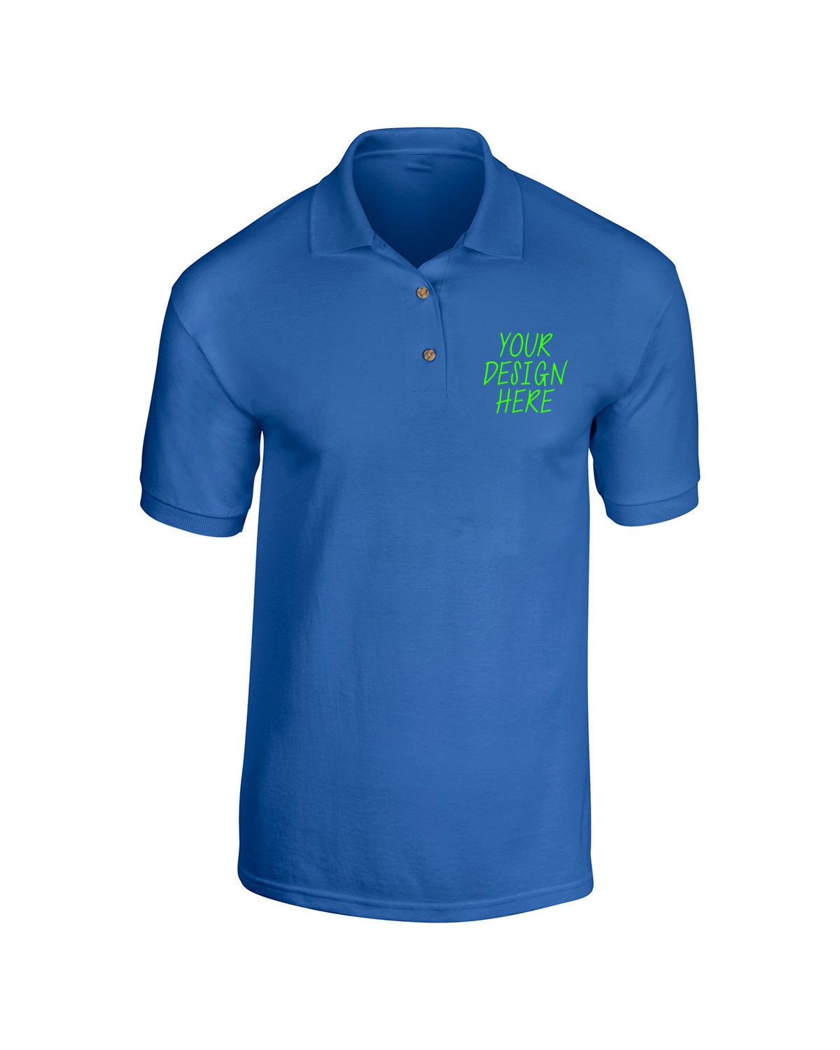 Custom Embroidered Mens Polo Shirts - Personalized Embroidery Polo
