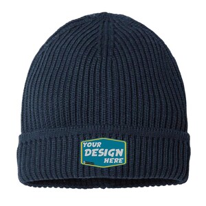 ATLANTIS HEADWEAR Custom Sustainable Finish Edge Cuffed Beanie