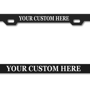 License Plate Frame - Translucent Neon Pink