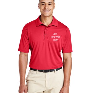 Polyester - Light Weight Custom Embroidery Logo polo shirt Personalized Performance Shirt