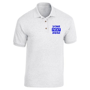 Custom Polo Shirt Uniform With School Team Company Professionally Stitched Logo Embroidery