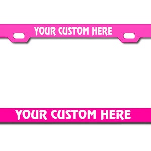 Texas Black License Plate Frame Laser Engraved