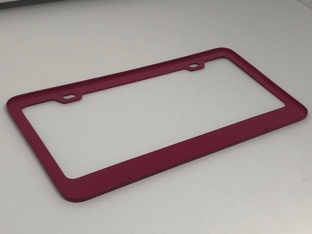 Laser Engraved Logo License Plate Frame Made Of Industrial Grade...
