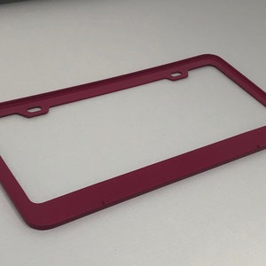 Create Your Own Laser Engraved License Plate Frame