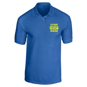 Cotton-Poly Blend Polo Shirt Template
