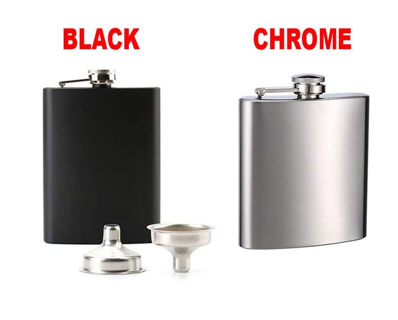 Customizable Stainless Steel Flask Alcohol Liquor Whiskey Etsy