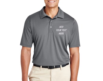 Custom Logo Embroidered Polyester Polo Shirt