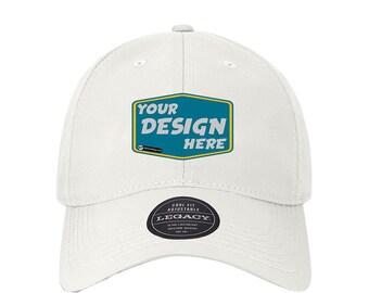 LEGACY Custom Unisex Cool Fit Adjustable Cap Womens Hat 3D Gifts for Women Custom Hat Personalized Gift Headwear Gift for Her