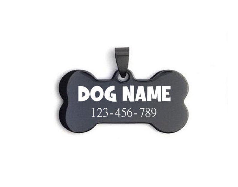 Personalized Dog and Cat Tags Silent No Noise Collar Tags Etsy