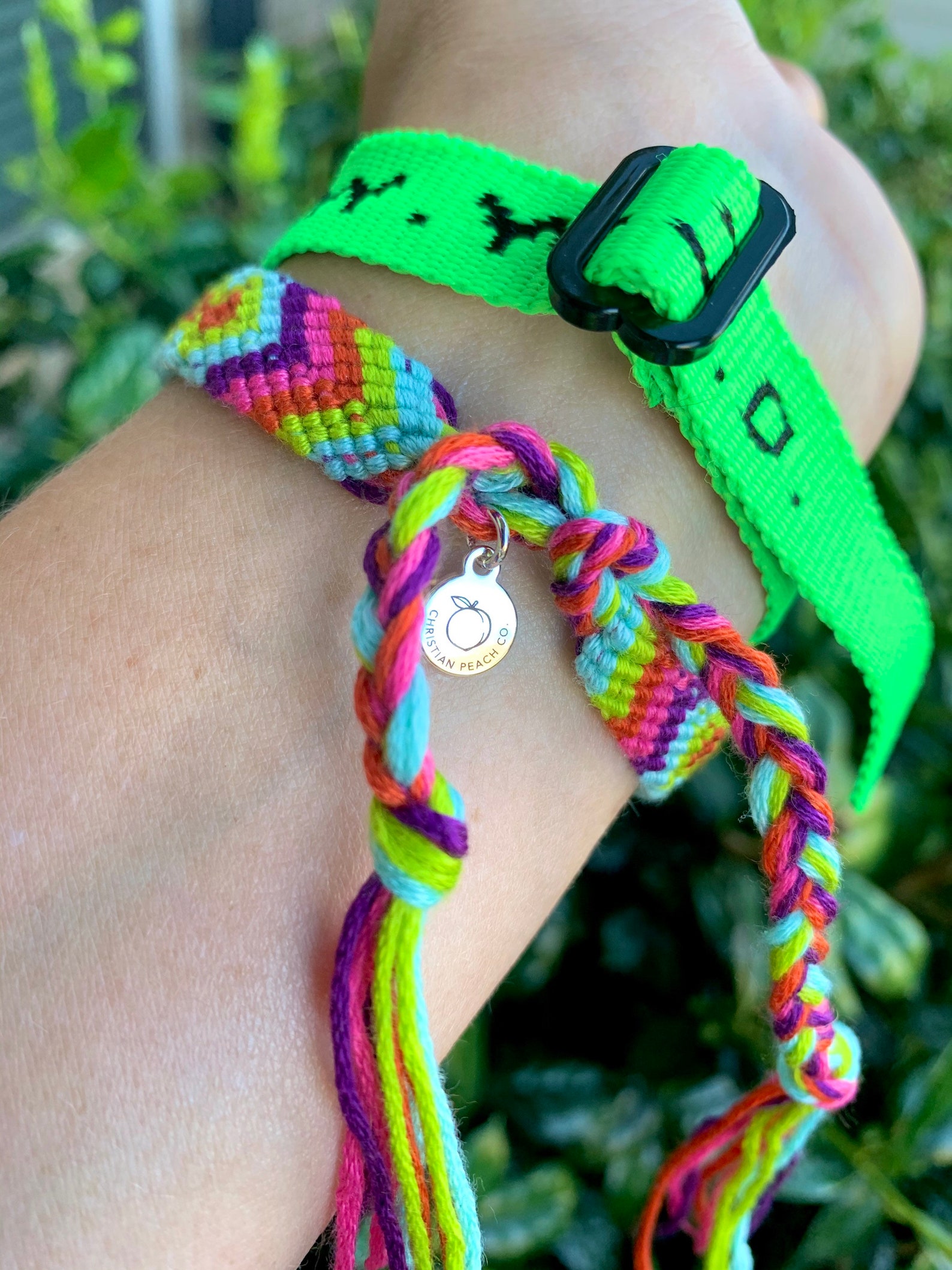 Stackable W.W.J.D. Bracelet / Nepal Woven Bracelet / Etsy