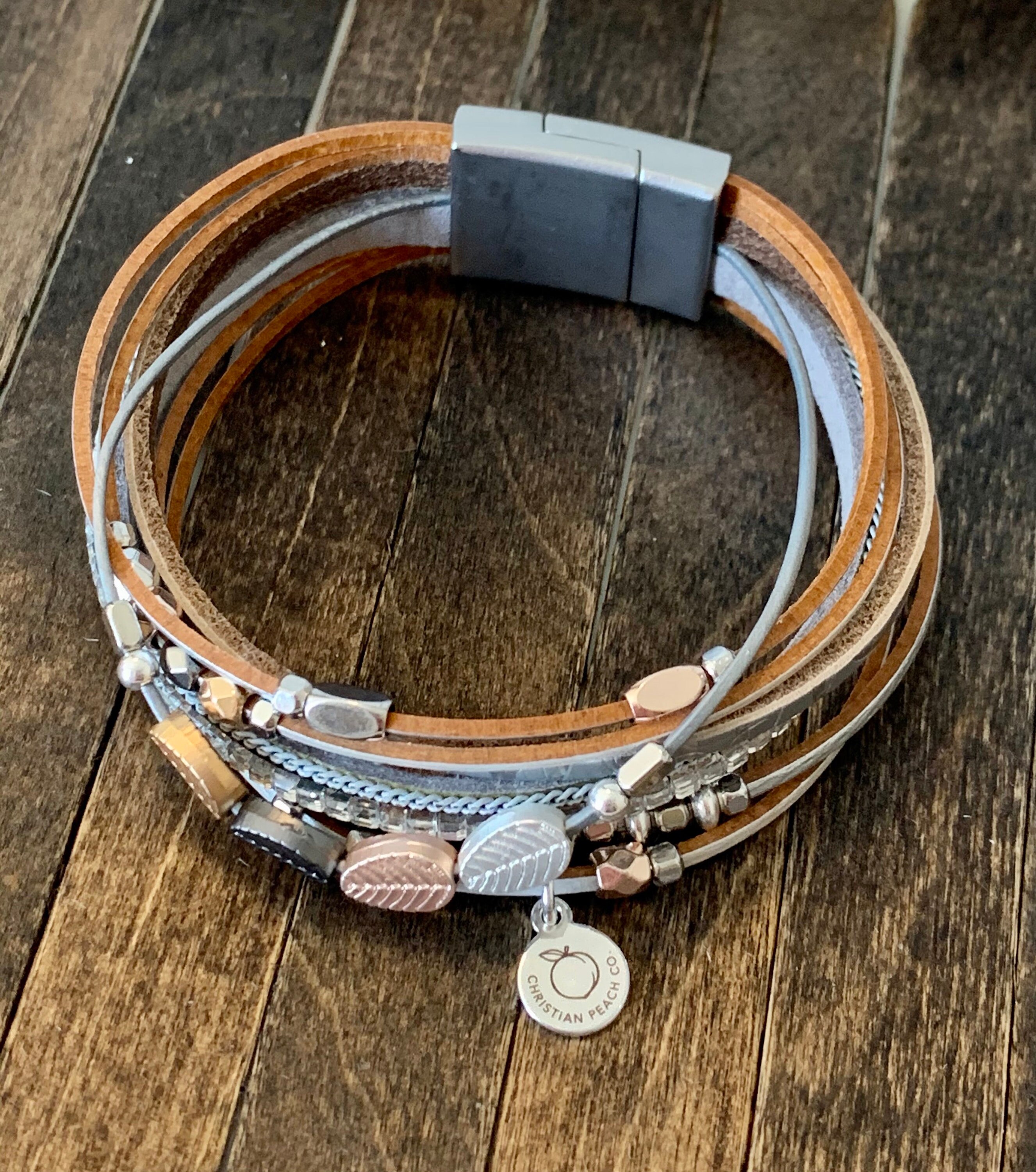 ブレスレット ROMANTINUER SN173 Multi Strand Bracelet Multi-toned Bracelet / Multi-strand Wrap / Magnetic Braided