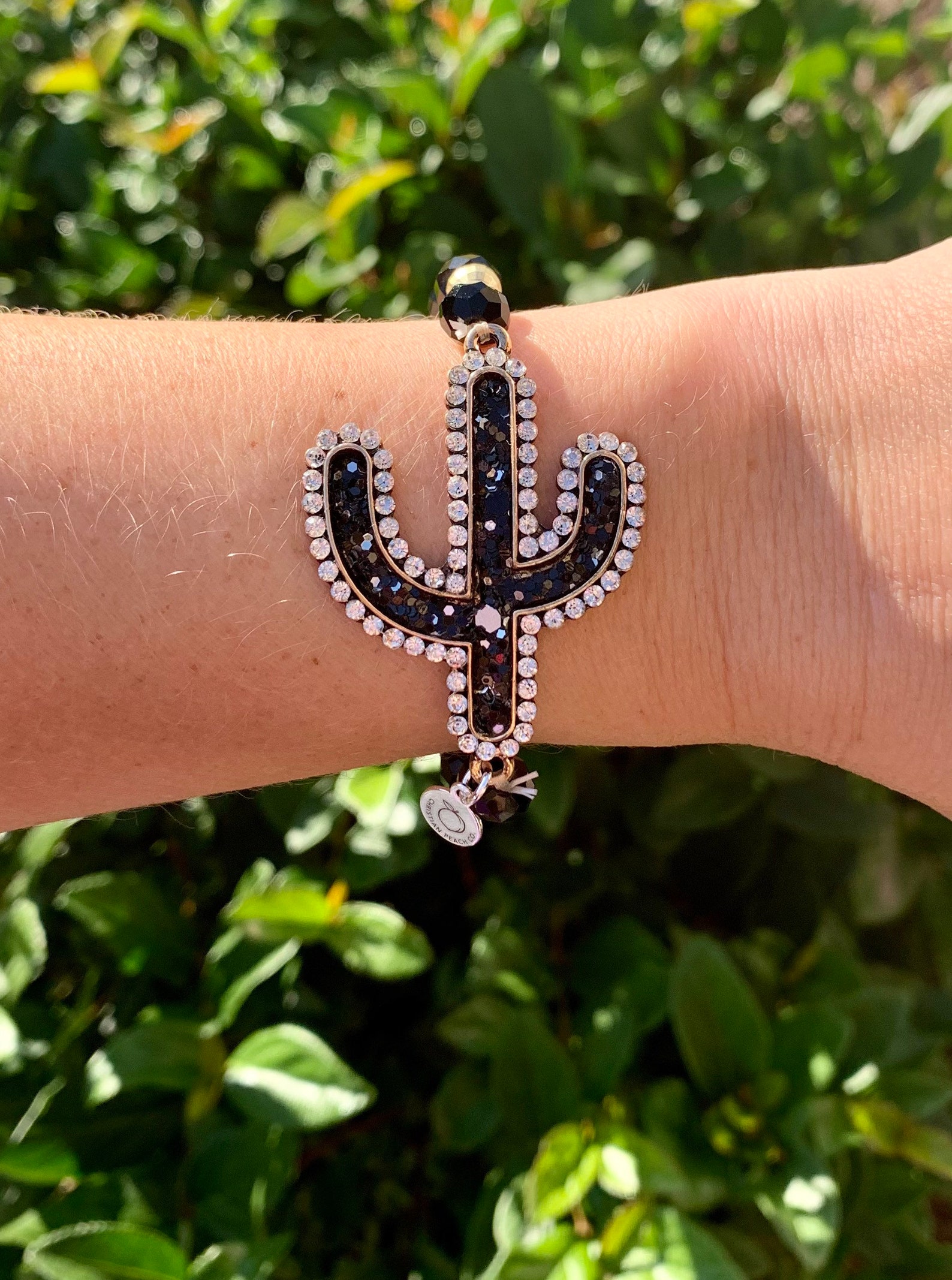 Beautiful Cactus Stretch Beaded Bracelet / Rhinestone / Gifts - Etsy.de