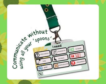 Carta di accessibilità illustrata da utilizzare nel cordino per disabili. *Solo download digitale della carta