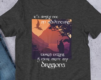 Hobbit LOTR Tolkien camiseta unisex de manga corta