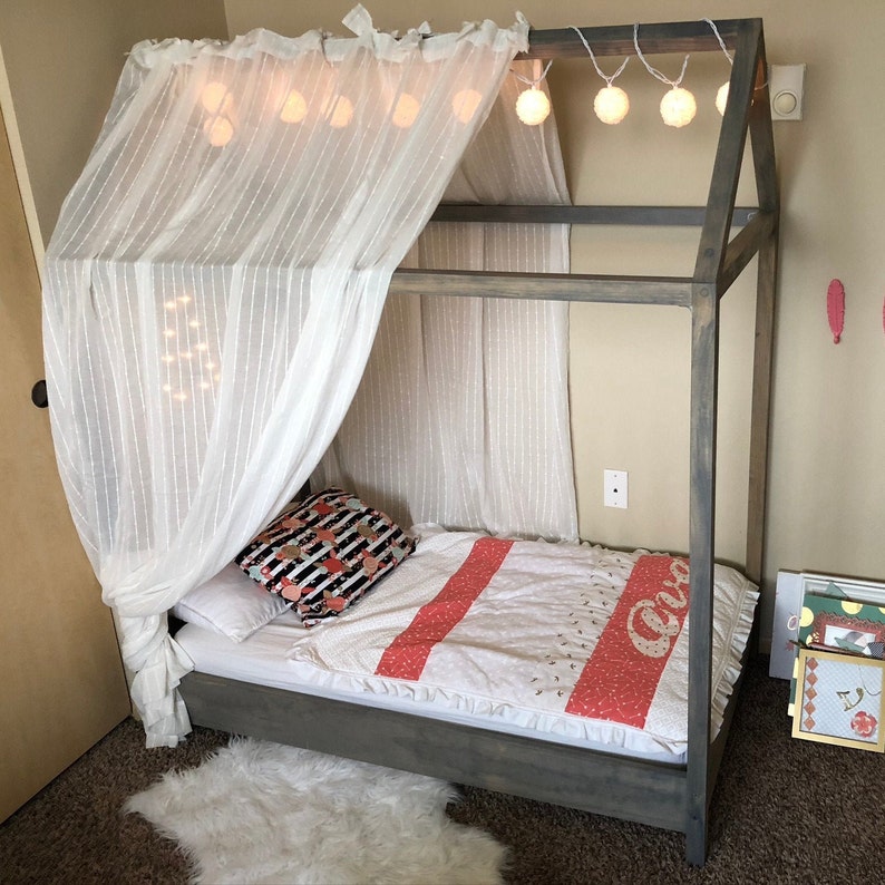 Montessori House Bed Kids House Bed Toddler House Bed Etsy