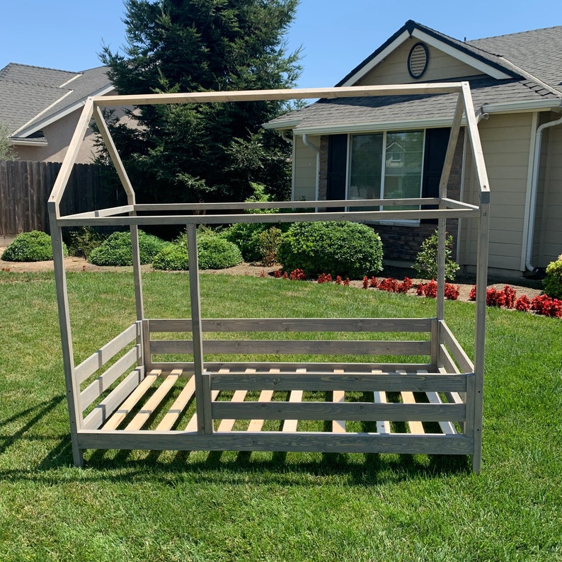 Montessori House Bed Kids House Bed Toddler House Bed Etsy