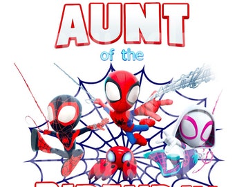 Spidey PNG JPG, sublimation de Spidey, garçon d'anniversaire de tante, Spidey et ses amis incroyables, sublimation, anniversaire de Spidey