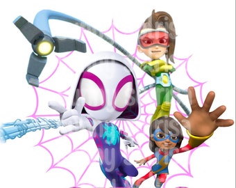 Spidey och hans fantastiska vänner, Spökspindel png, jpg, pdf, sublimering