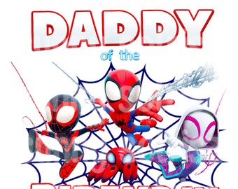 Spidey y sus increíbles amigos cumpleaños papá, Spidey png, jpg, Sublimación Spidey