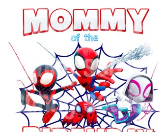 Spidey PNG JPG, Sublimación Spidey, Cumpleaños de mamá, Spidey y sus increíbles amigos, Sublimación, Cumpleaños de Spidey