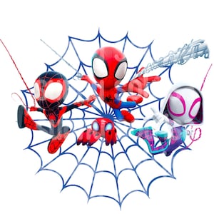 Spidey and His Amazing Friends birthday, Spidey png, jpg, Spidey Sublimation