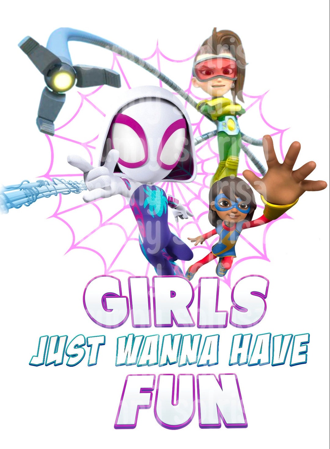 Marvel Spidey & His Amazing Friends Ghost Spidey Gwen Bedding