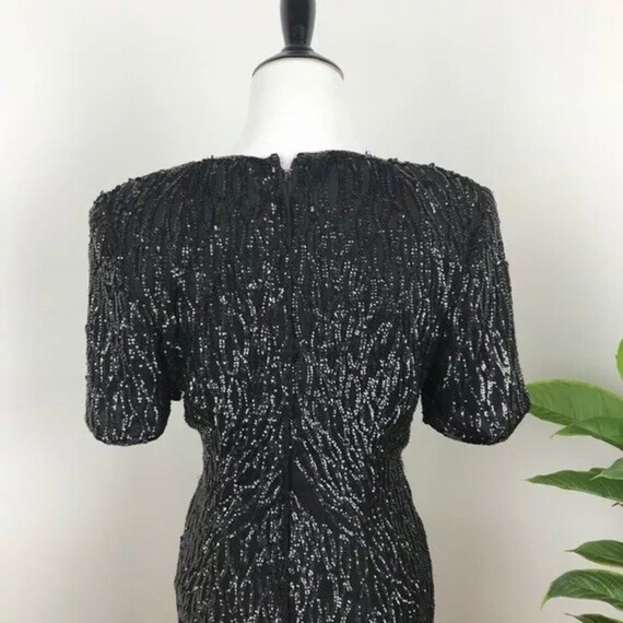 Vintage 1980’s stenay sequin cocktail dress - image 6