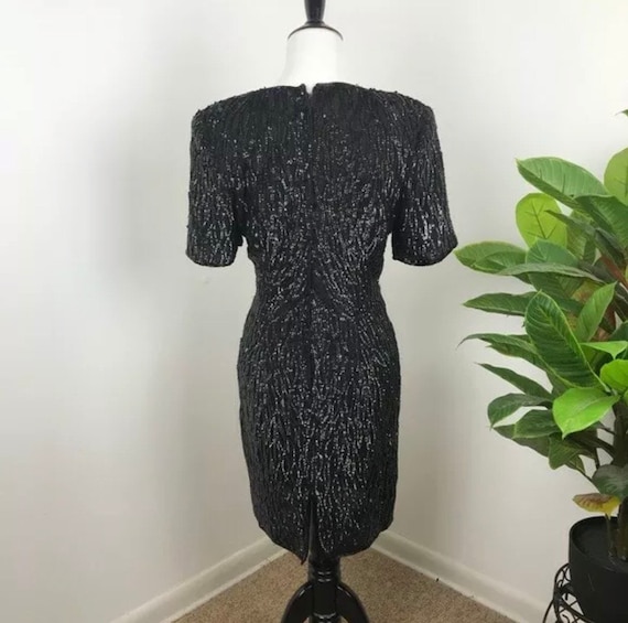 Vintage 1980’s stenay sequin cocktail dress - image 2