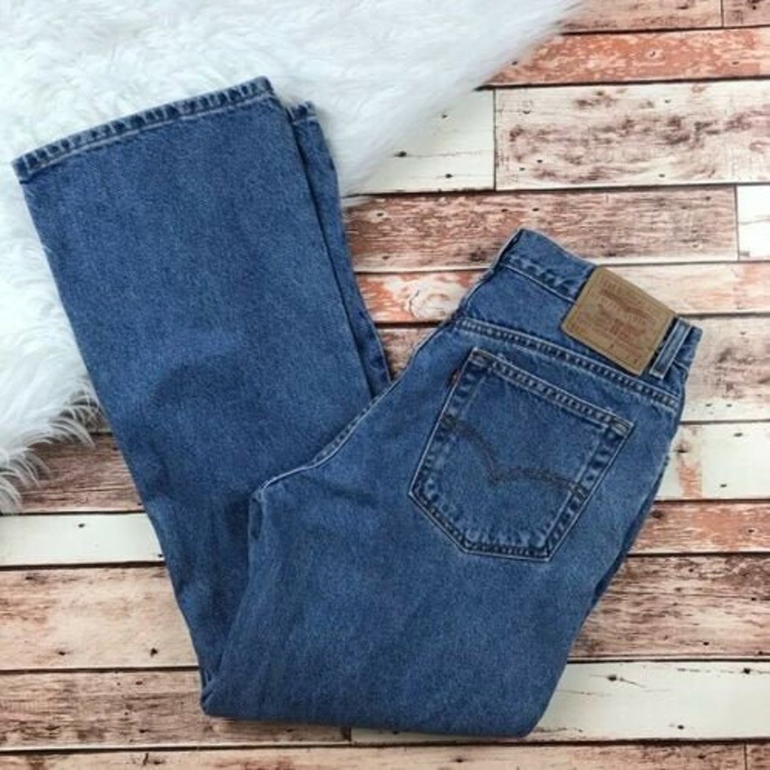 Vintage Levis 517 Cropped Bootleg Jeans - Etsy