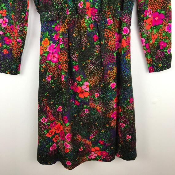 Vintage 1970’s floral bohemian dress long sleeve - image 2