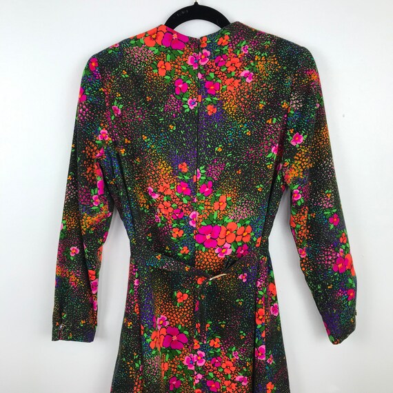 Vintage 1970’s floral bohemian dress long sleeve - image 6