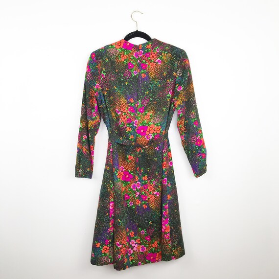 Vintage 1970’s floral bohemian dress long sleeve - image 7