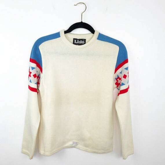 Vintage 1970’s ski sweater lido of California