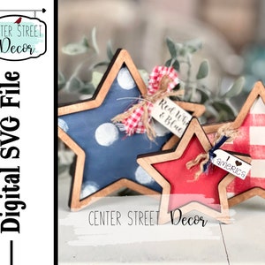 Star Shelf Sitter SVG File