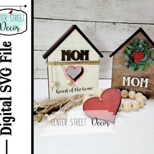 Mothers Day Gift Tiered Tray SVG File