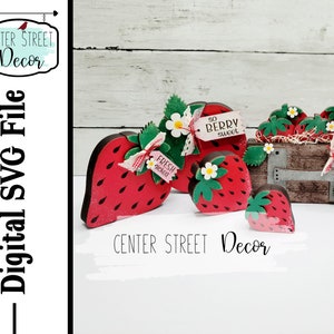 Estantería con archivos SVG de fresas gruesas con cajón